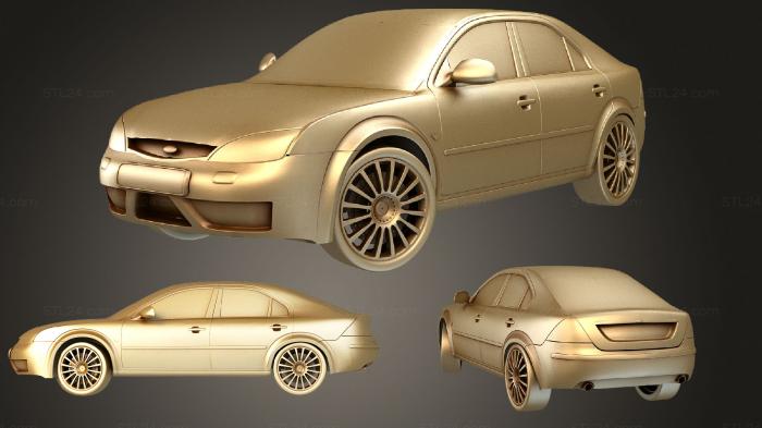 Автомобили и транспорт (Форд Мондео макс, CARS_1662) 3D модель для ЧПУ станка